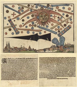 1561 Celestial Phenomenon Over Nuremberg
