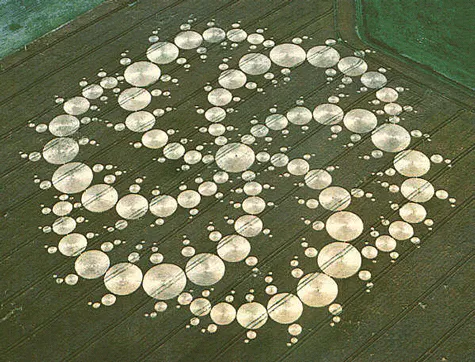 Multiple Julia Set Crop Circle The Galaxy